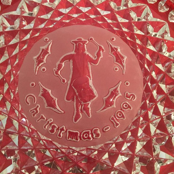 Waterford Crystal “TWELVE DRUMMERS DRUMMING” 1995 Christmas 8" Plate - Picture 2 of 6